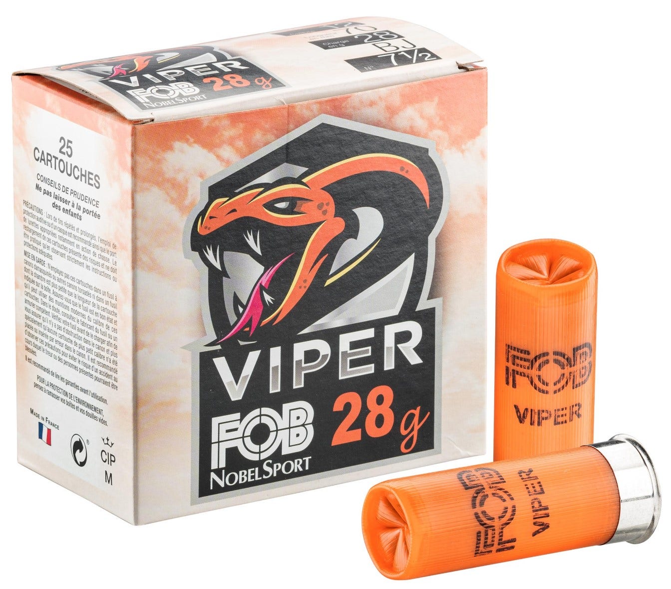 Nobel Sport 12 BLY VIPER SPORT Kal 12, 28 gram 25 
