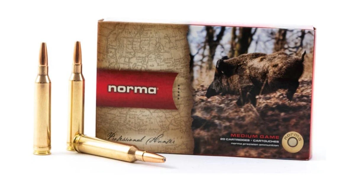 Norma .30-06 VULKAN, 180gr / 11,7g 20 ptr 